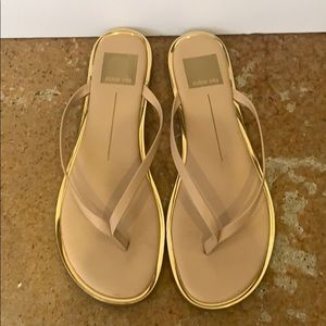 Gold sandals